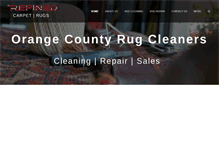 Tablet Screenshot of orange-county-rug-cleaners.com